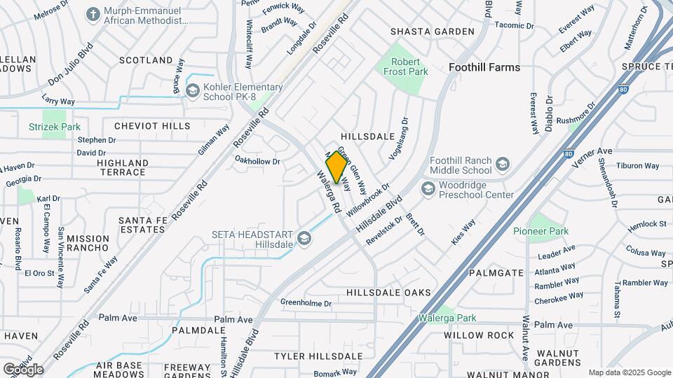 5900 Walerga Rd Map and Location Details