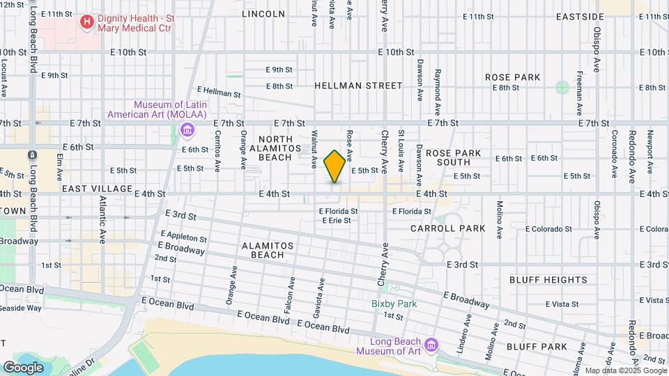 1705 E 4th St Mapa y Detalles de la Ubicación