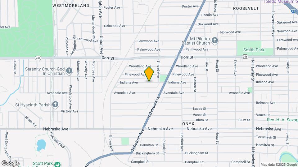 1557 Indiana Ave Map and Location Details