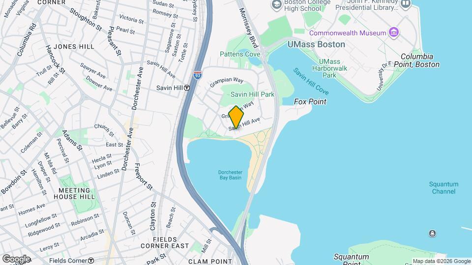 201 Savin Hill Ave, Unit 1 Mapa y Detalles de la Ubicación