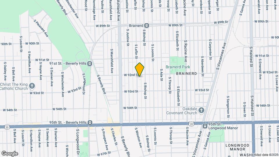 9211 S Laflin St Map and Location Details