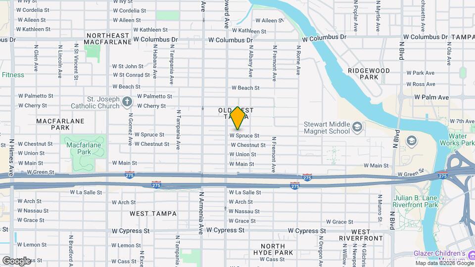 2123 W Spruce St Map and Location Details