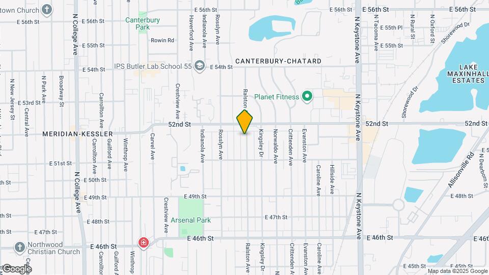 5156 Ralston Ave Map and Location Details