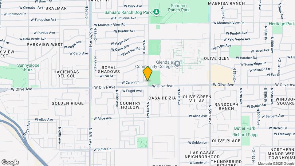9022 N 63rd Dr Map and Location Details