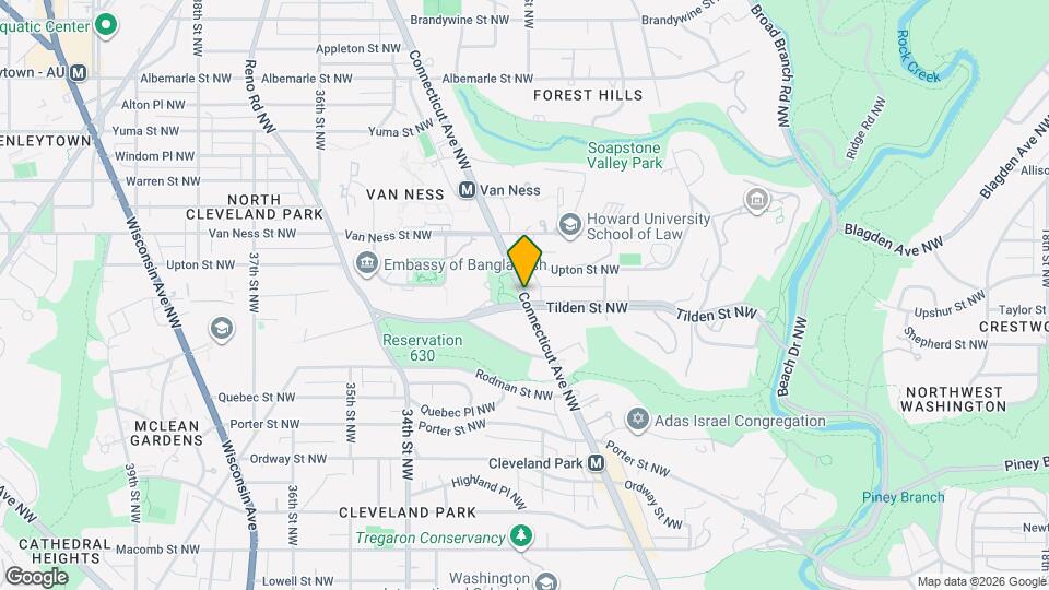 4007 Connecticut Ave NW Map and Location Details