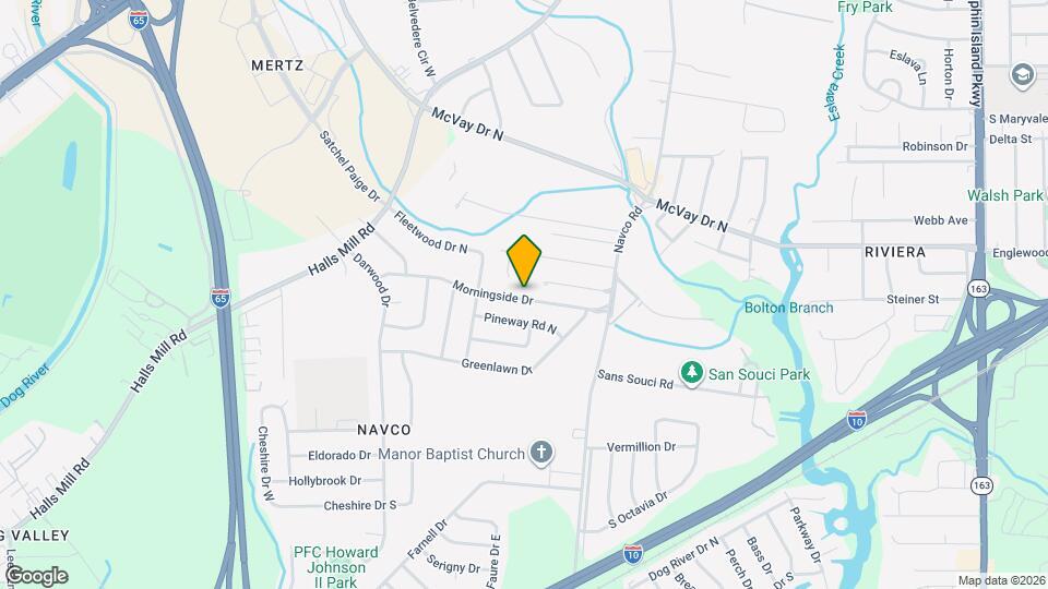 2504 Morningside Dr Map and Location Details