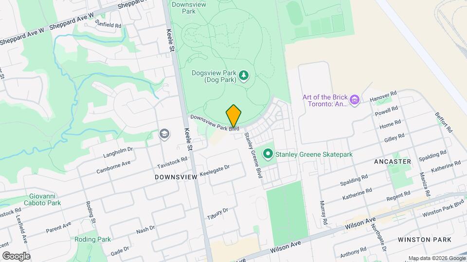 167 Downsview Park Blvd Map and Location Details