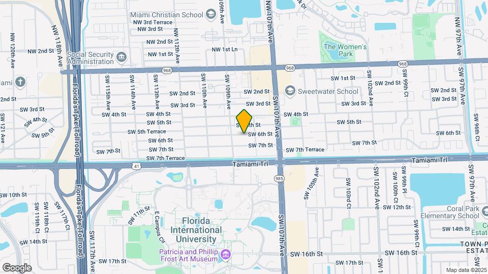 10860 SW 6th St Map and Location Details