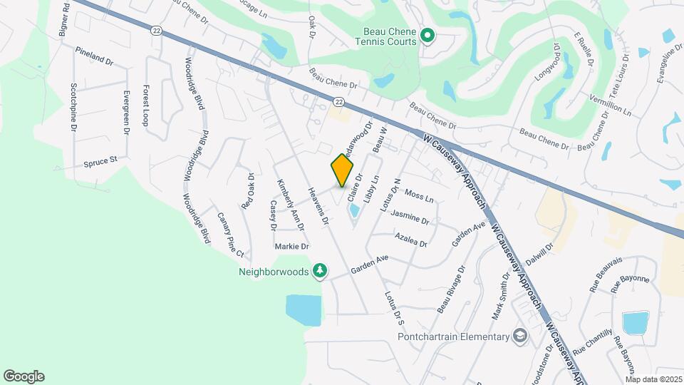 623 Cedarwood Dr Map and Location Details