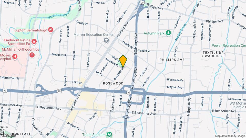 1228 Westside Dr Mapa y Detalles de la Ubicación