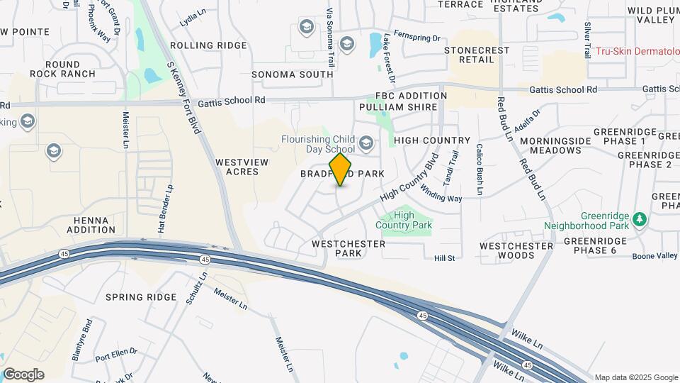 1001 Howell Terrace Pl Map and Location Details