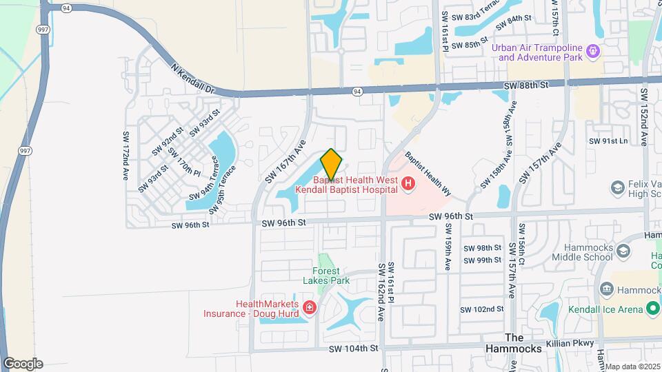 9390 SW 163rd Pl Map and Location Details
