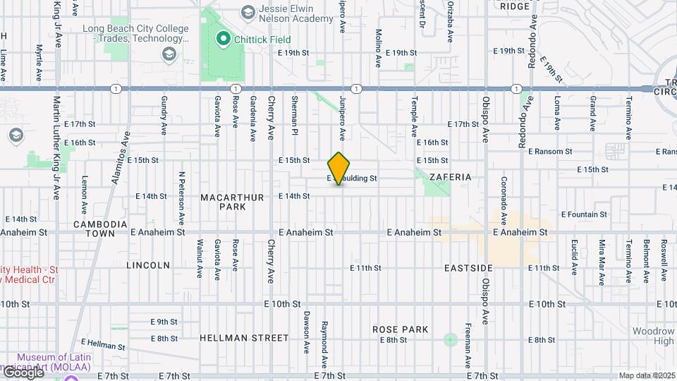 2231 E 14th St Map and Location Details