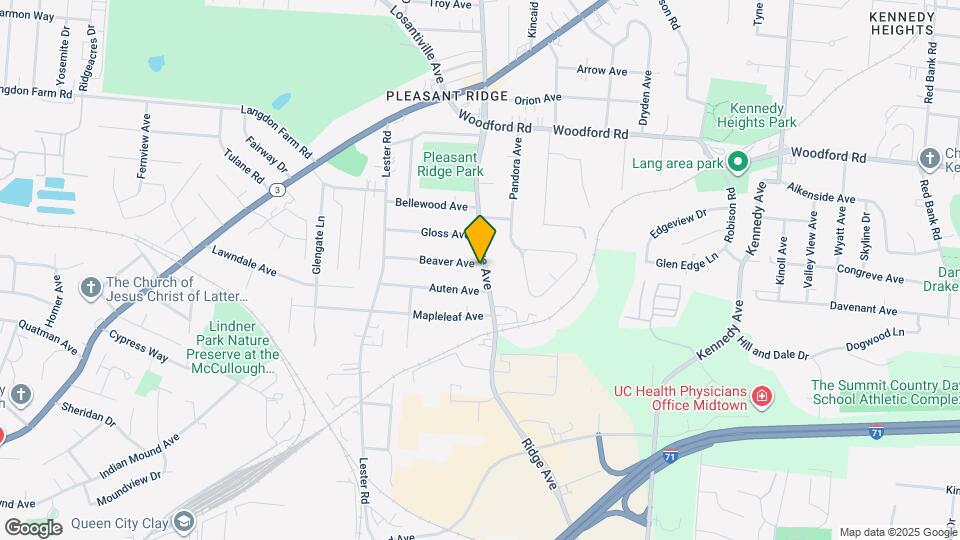 5651 Ridge Ave Map and Location Details