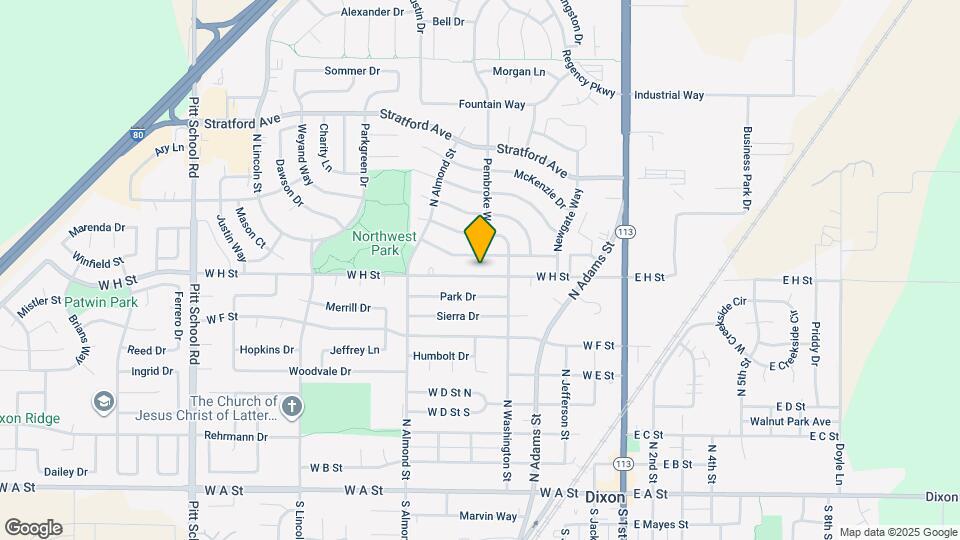 550 W H St Map and Location Details