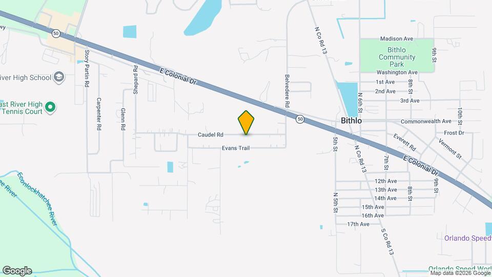 17778 Caudel Rd Map and Location Details