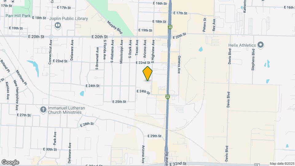 2348 S Highview Ave Map and Location Details