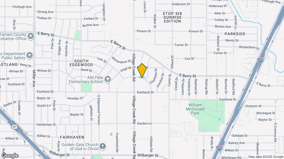 5054 Virgil St Map and Location Details