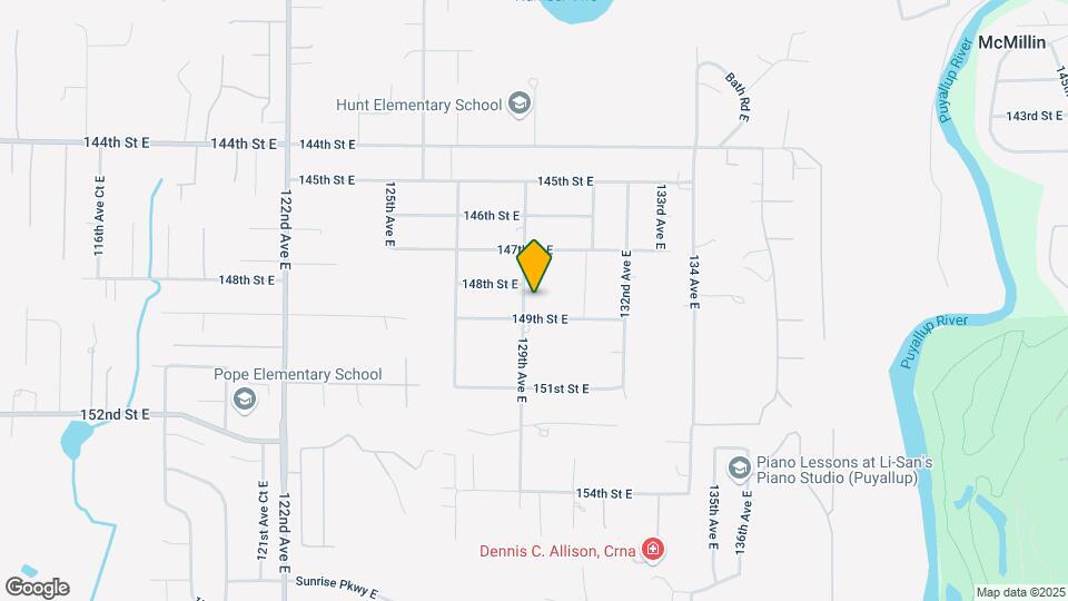 12901 149th St E, Unit B Map and Location Details