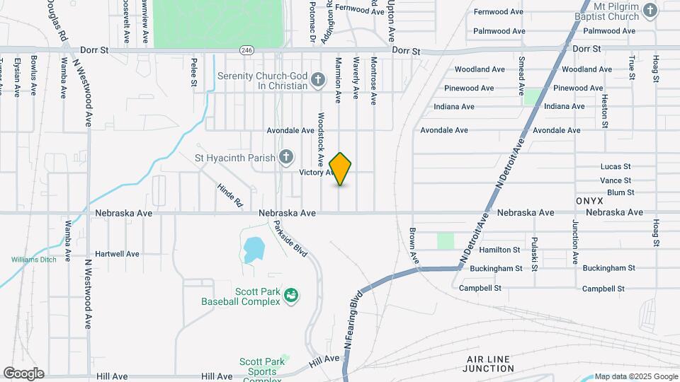 632 Marmion Ave Map and Location Details