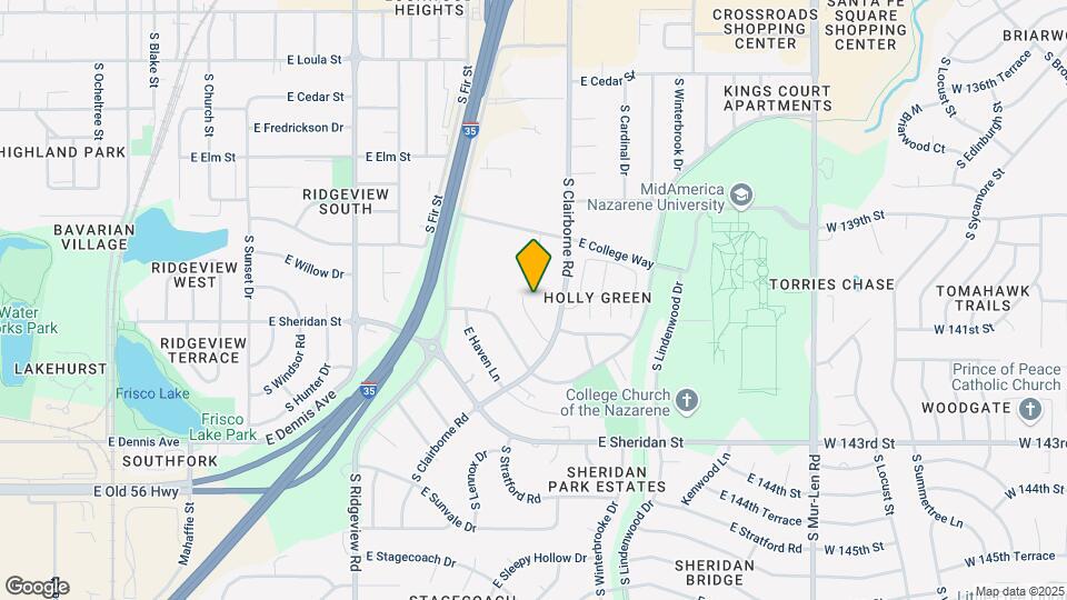 1422 E Penrose Ln Map and Location Details