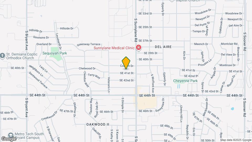 4209 SE 41st St Map and Location Details