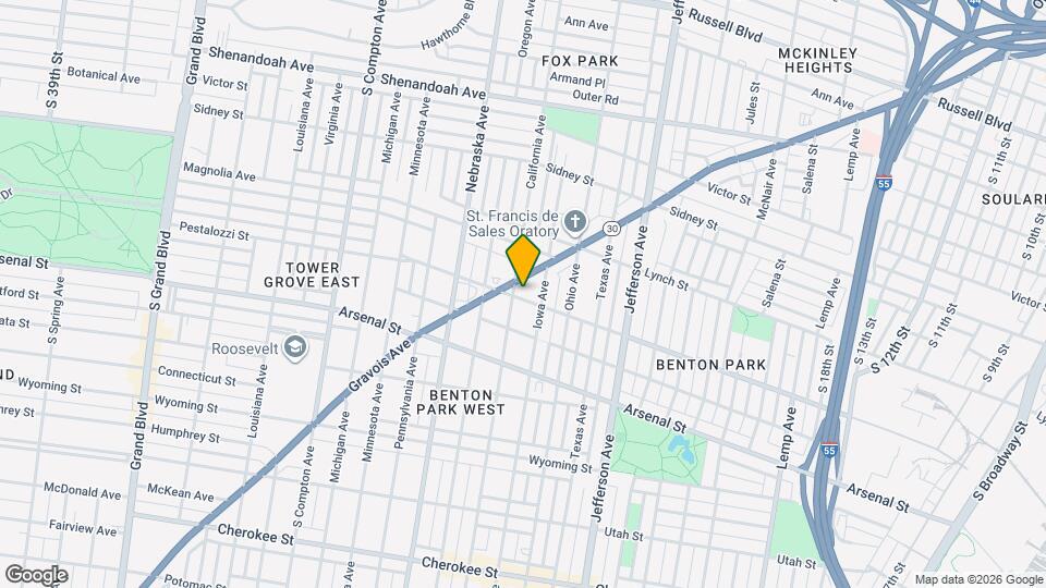 2747 Pestalozzi St Map and Location Details