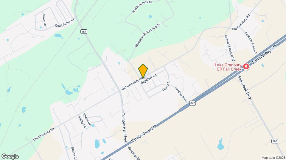 4502 Sapphire Ln Map and Location Details