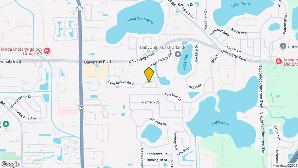 3791 Lake Mirage Blvd Map and Location Details