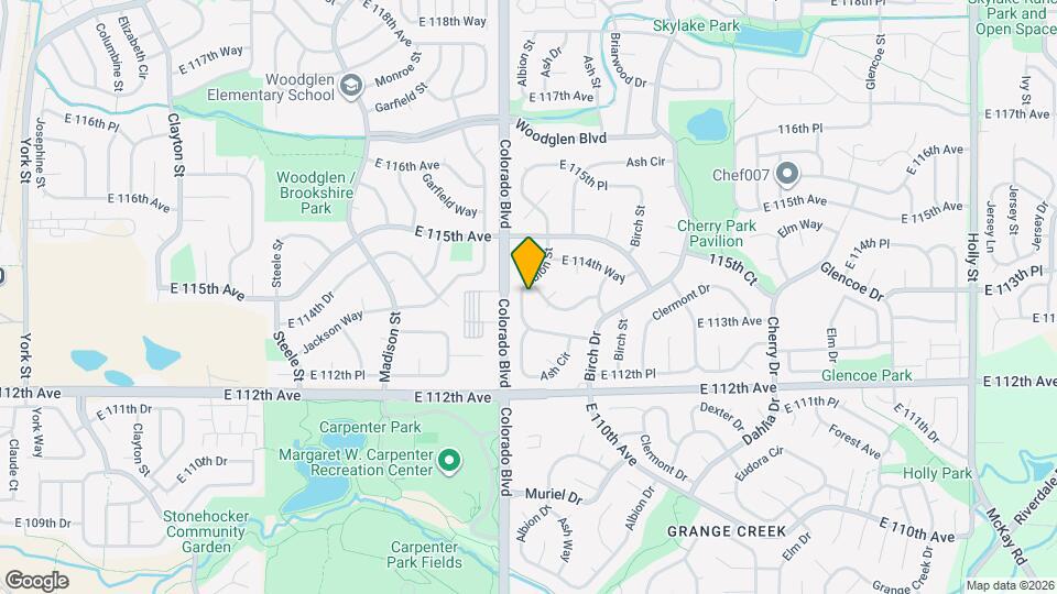 11344 Albion St Mapa y Detalles de la Ubicación