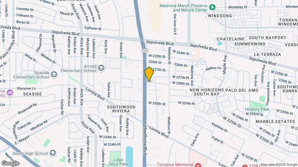 22750 Hawthorne Blvd Map and Location Details