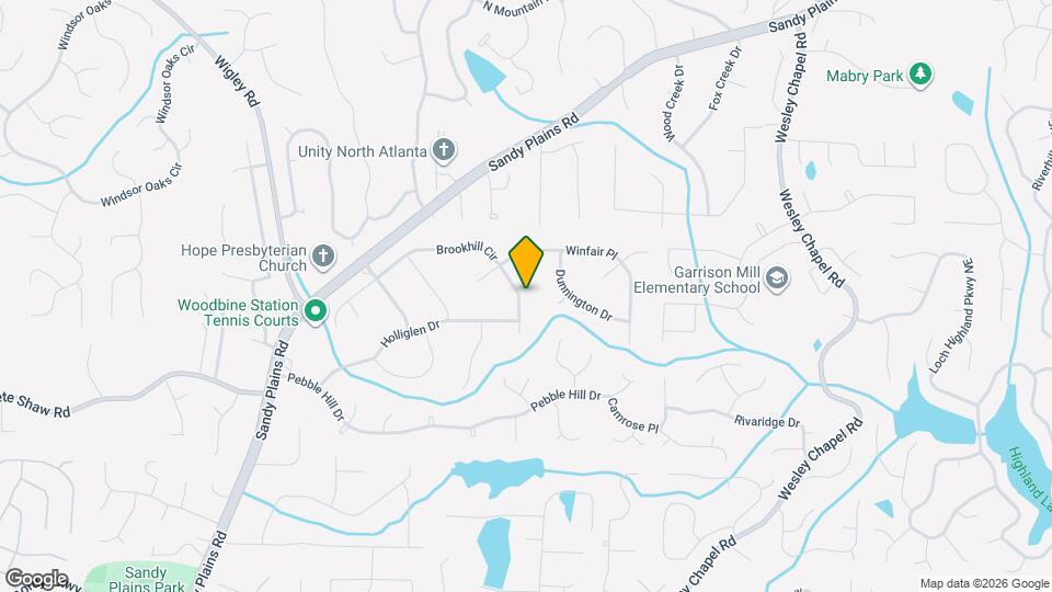 3575 Brookhill Cir Map and Location Details