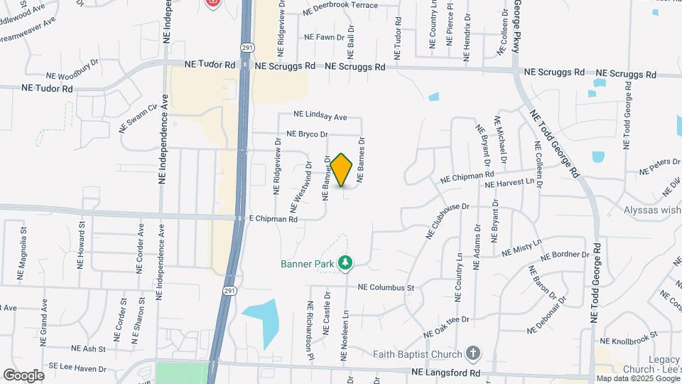 708 NE Ball Dr Map and Location Details