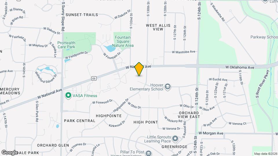 3207 S Ridge Crest Ct Map and Location Details