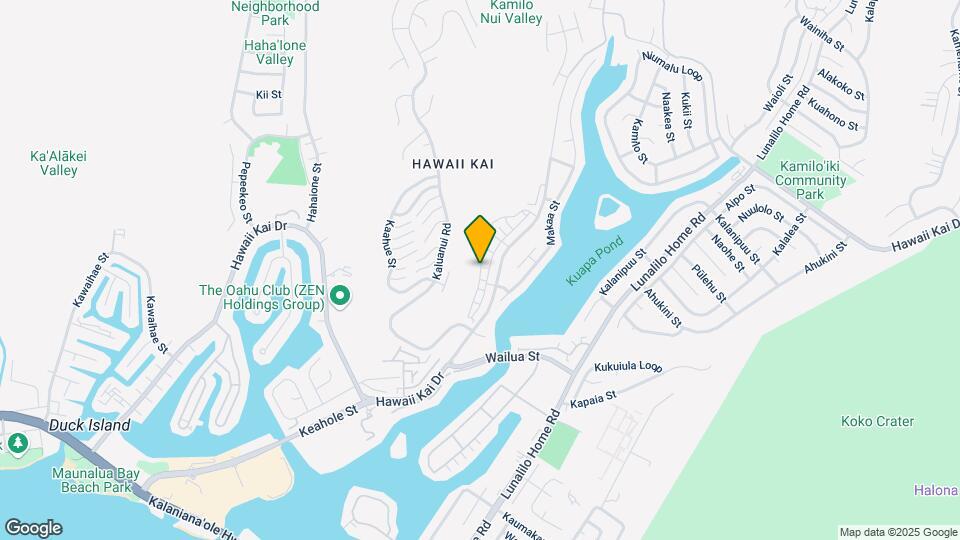 7142 Hawaii Kai Dr Map and Location Details