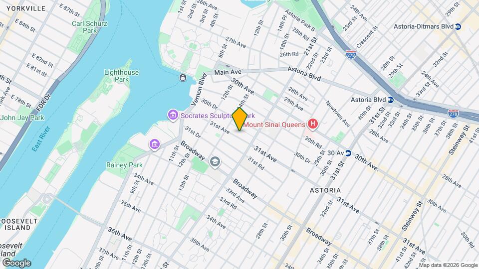 14-33-33 31st Avenue Mapa y Detalles de la Ubicación