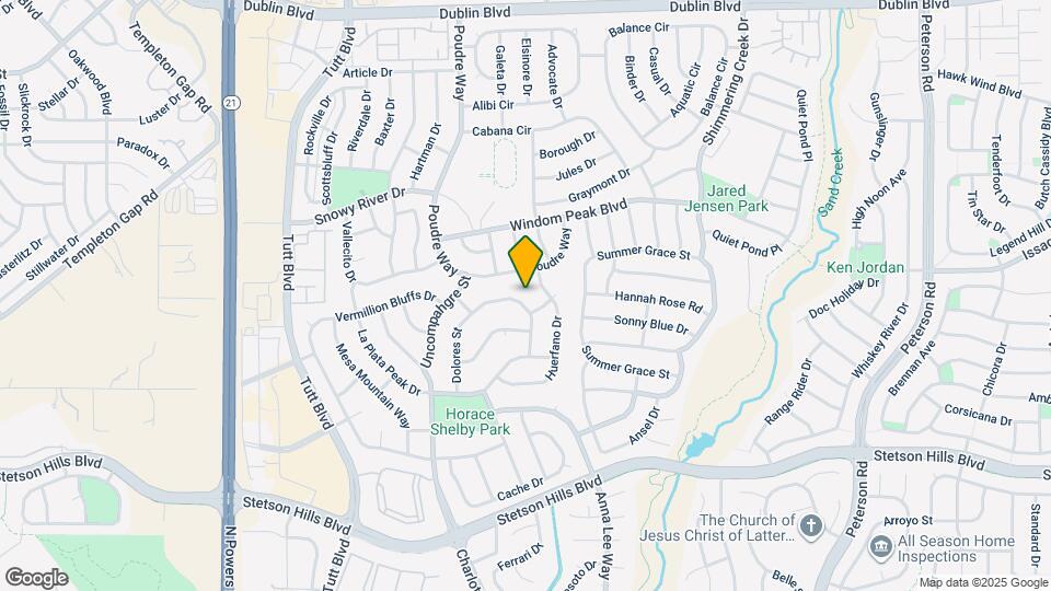 5894 Dolores St Map and Location Details