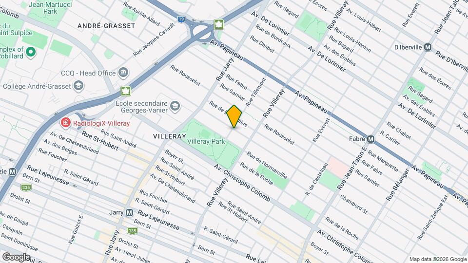 7850 Chambord Rue Map and Location Details