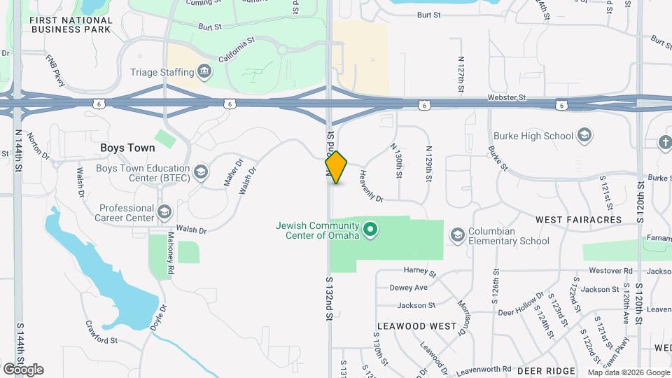 107 S 132nd St Map and Location Details