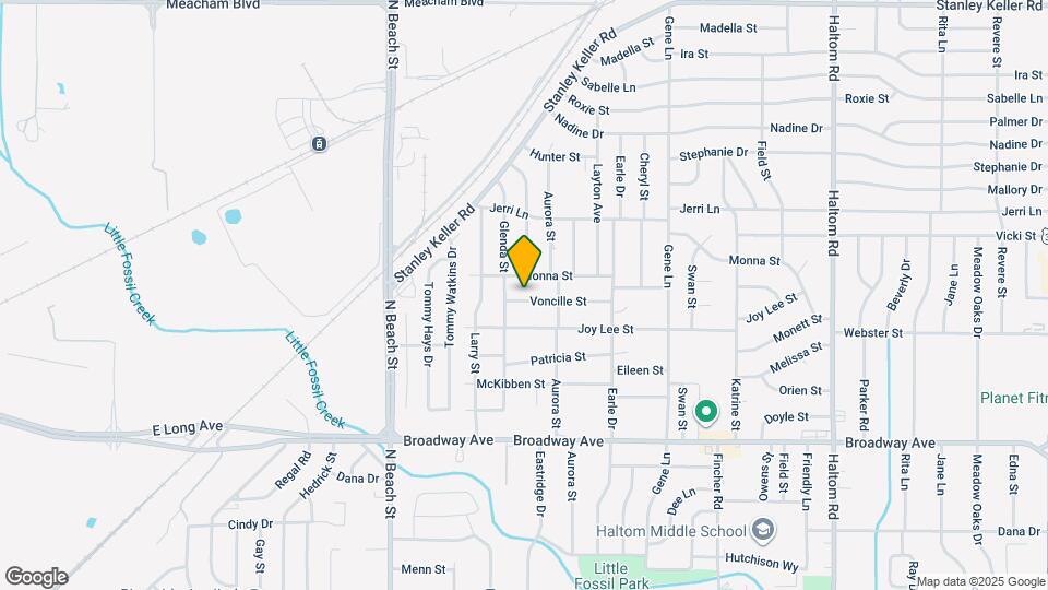 4213 Voncille St Map and Location Details