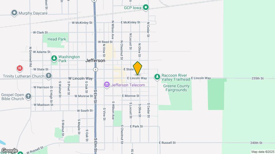 306 E Lincoln Way Map and Location Details