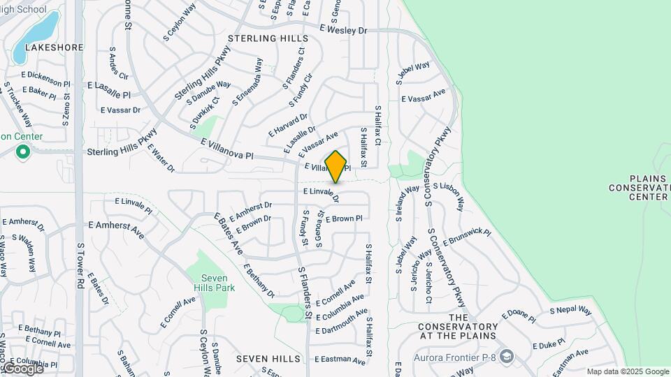 19857 E Linvale Pl Map and Location Details
