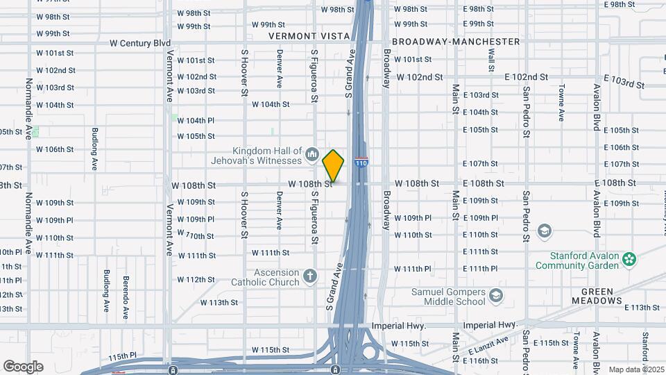 424-426 W 108th St Mapa y Detalles de la Ubicación