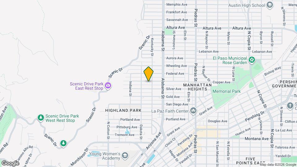 2422 Copper Ave Map and Location Details