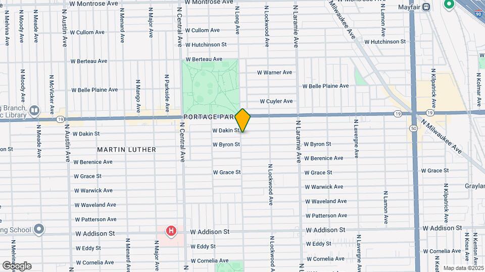 3921 N Long Ave Map and Location Details