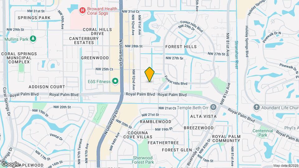 9006 NW 23rd Pl Map and Location Details