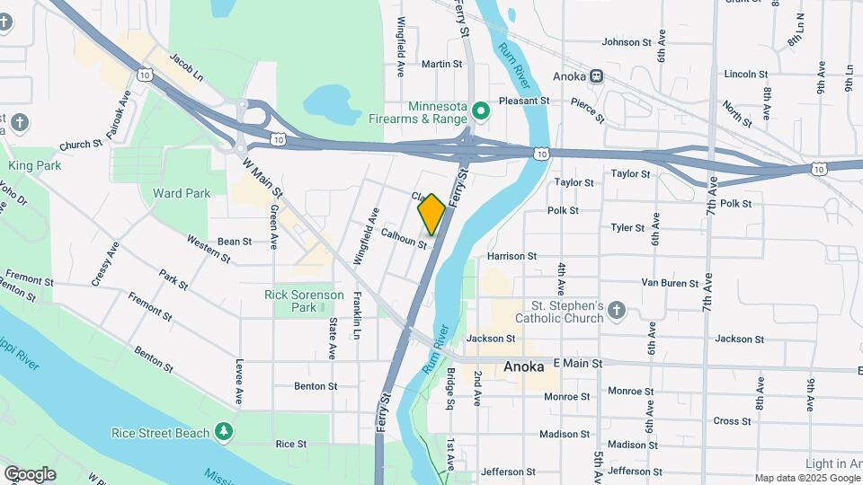 2203 N Ferry St Map and Location Details
