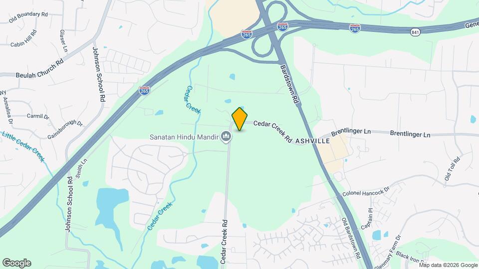 Cedar Creek Flats Map and Location Details