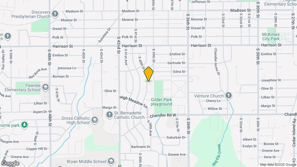 7307 S 40th St Map and Location Details