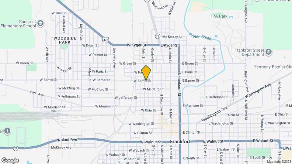 357 W Barner St Map and Location Details